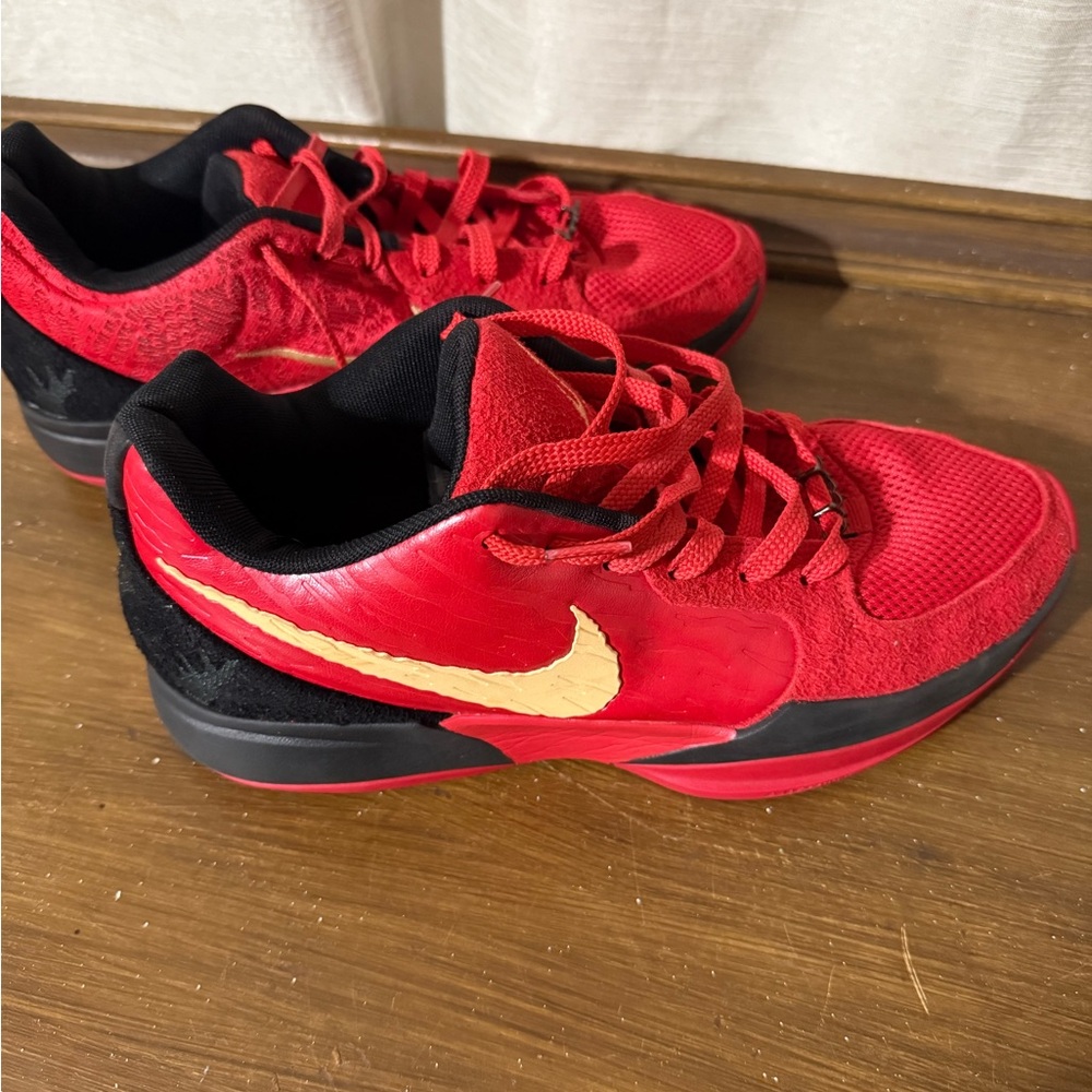 Nike Red and Black Athletic Shoes